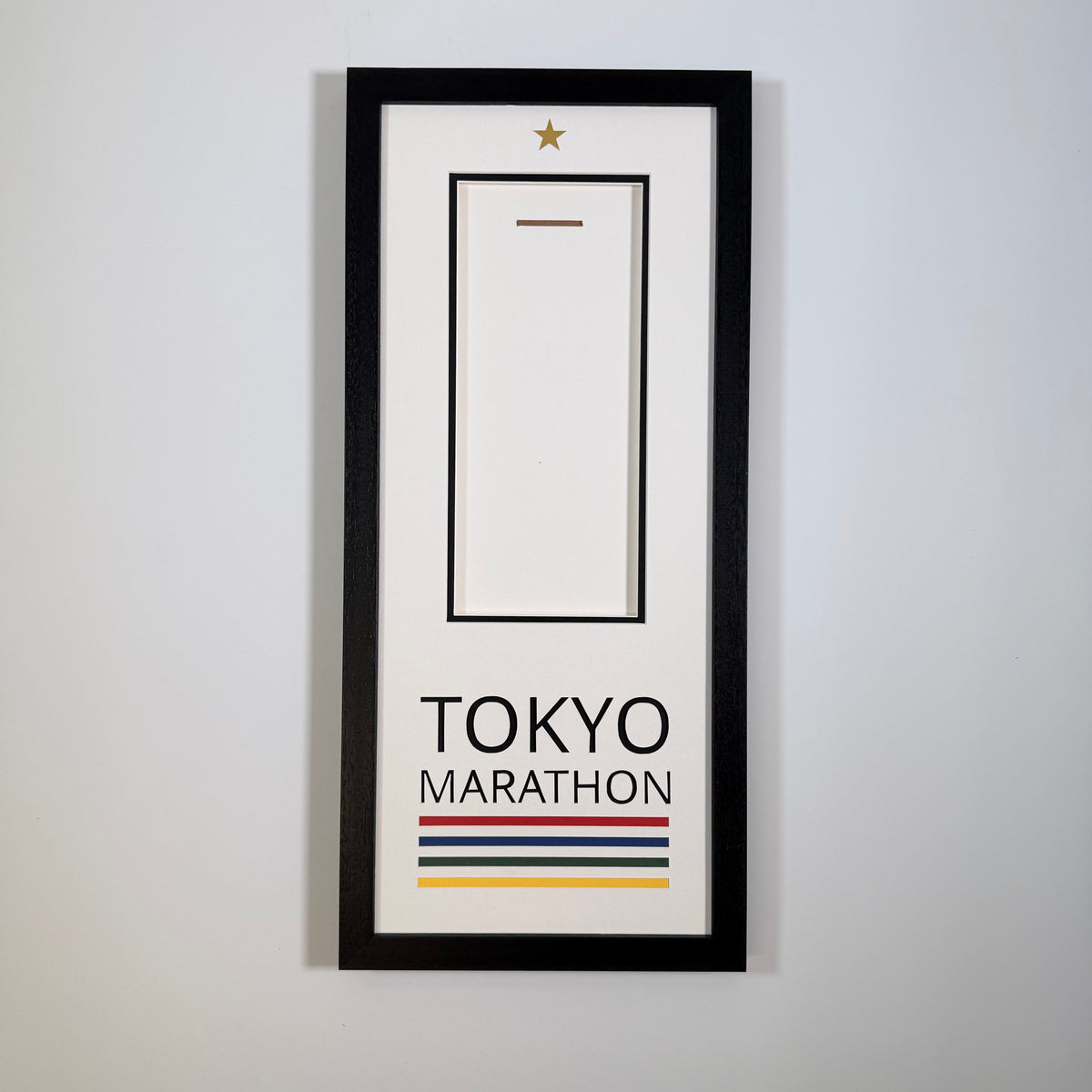 Tokyo Marathon medal frame, made by Phoenix Framers in Sandymount, Dublin